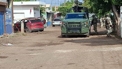 Gatilleros son abatidos en un enfrentamiento con la Defensa en Villa Ju&aacute;rez, Navolato