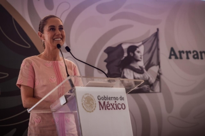 Ante m&aacute;s de 30 mil sinaloenses, la presidenta Claudia Sheinbaum pone en marcha la construcci&oacute;n de nuevo hospital del IMSS en Culiac&aacute;n