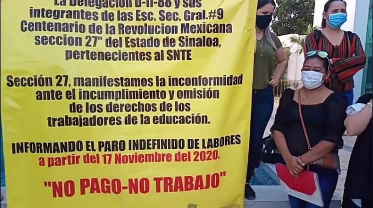 Defrauda la SEPyC a maestros de la Secci&oacute;n 27