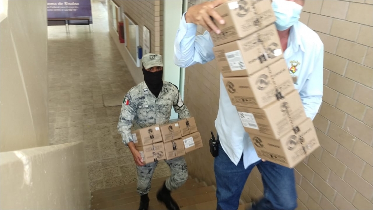 Recibe la UAS 70 mil vacunas Covid para resguardar en sus ultracongeladores