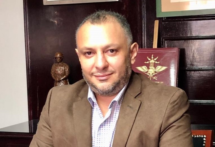 Leobardo Alc&aacute;ntara, dirigente del Partido del Trabajo en Sinaloa