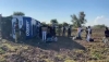 Unas 25 personas resultaron heridas tras volcarse cami&oacute;n de pasajeros en la autopista Benito Ju&aacute;rez en el lugar conocido como "La Costera"