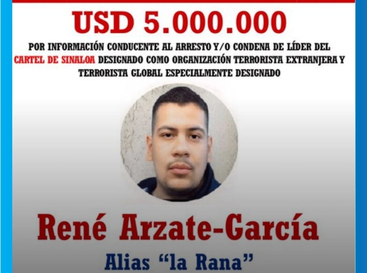 5 millones de d&oacute;lares por 'La Rana' y 'Aquiles', del C&aacute;rtel de Sinaloa, ofrece EEUU