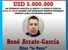 5 millones de d&oacute;lares por 'La Rana' y 'Aquiles', del C&aacute;rtel de Sinaloa, ofrece EEUU