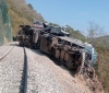 Tren Interoce&aacute;nico descarril&oacute; por exceso de velocidad, confirma la FGR