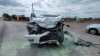Accidente deja a los dos conductores heridos sobre el bulevar San Benito