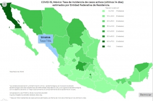 M&eacute;xico registr&oacute; 3.574 casos de contagios de Covid-19