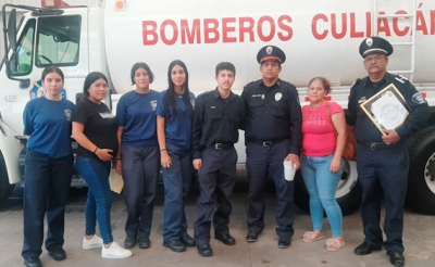 Gabriel Rocha, 23 a&ntilde;os entre mangueras, ulular de sirenas, agua y fuego