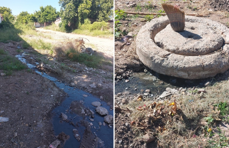 Crece el problema de salud por brote de aguas negras en la Rub&eacute;n Jaramillo