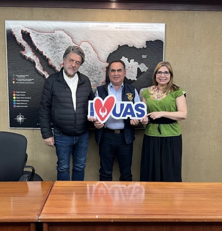 Rector de la UAS aborda con autoridades de la SEP Federal temas sobre el fortalecimiento de la Universidad
