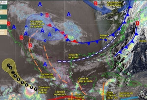 Hoy, el monz&oacute;n mexicano e inestabilidad atmosf&eacute;rica, propiciar&aacute;n lluvias puntuales intensas en el centro y sur de Sinaloa