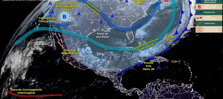 Ambiente fresco prevalecer&aacute; este d&iacute;a en Sinaloa