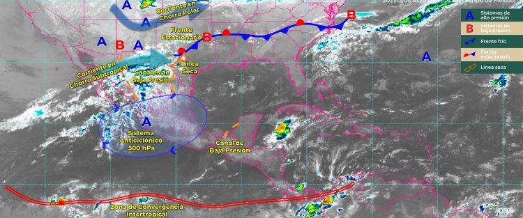 Disminuye el calor en Sinaloa con m&aacute;ximas de 35 grados, hoy