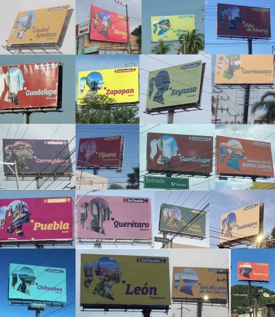 Movimiento Ciudadano denuncia ante el INE a diputados por espectaculares con campa&ntilde;a '#EsClaudia'