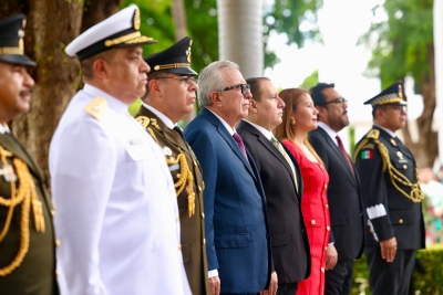 Encabeza Gobernador Rocha , ceremonia por 215 aniversario del inicio de la guerra de Independencia