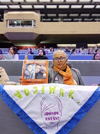 En Suiza, Sabuesos Guerreras denunci&oacute; impunidad y retrasos en identificaci&oacute;n de cuerpos en Sinaloa