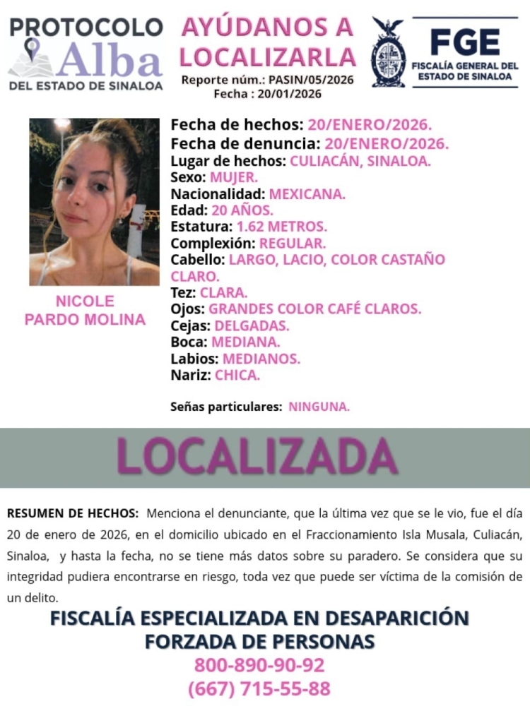 Creadora de contenido Nicholette es liberada con vida
