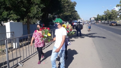 Acuden cientos de familias a los camposantos