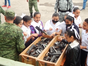 Sedena y Ej&eacute;rcito Mexicano destruye armamento