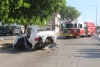Joven lesionado en aparatosa volcadura en BMW esta ma&ntilde;ana