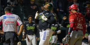 El "Tanque" Tom&aacute;s se va al liderato de jonrones en la temporada y Ca&ntilde;eros gana la Serie a Venados