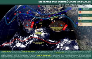 Masa de Aire asociada al Frente Fr&iacute;o No. 55 provocar&aacute; ambiente fr&iacute;o y nieblas matutinas en zonas serranas del noreste