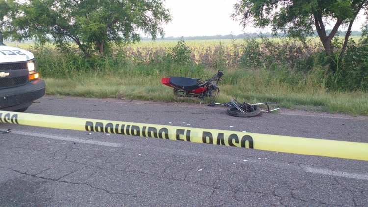 Hondure&ntilde;o muere arrollado en moto, en carretera de Costa Rica, Culiac&aacute;n