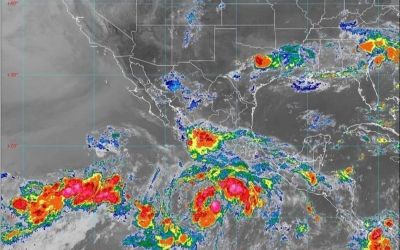 'Cristina' provocar&aacute; fuertes lluvias a su paso en 6 estados