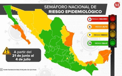 Estados est&aacute;n ya en tercera ola de Covid-19