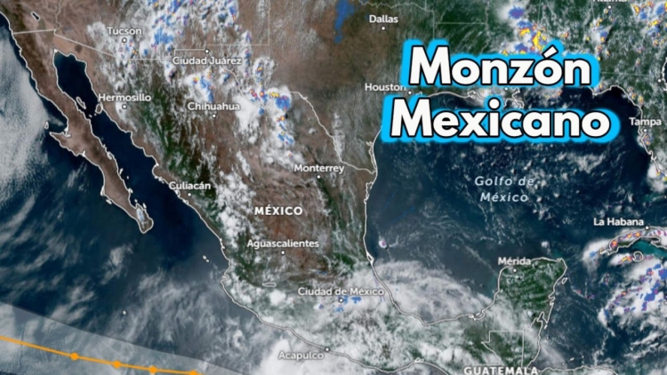 Cielos nubosos con chubascos tormentosos y con temperaturas en torno a los 31&deg;C: contin&uacute;a Monz&oacute;n Mexicano en Culiac&aacute;n