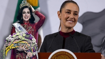Sheinbaum niega haber &lsquo;comprado&rsquo; triunfo de F&aacute;tima Bosch en Miss Universo 2025 para beneficiar a M&eacute;xico