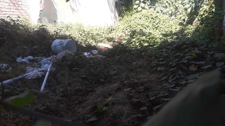 Vecinos se quejan de contaminaci&oacute;n en lote bald&iacute;o perteneciente supuestamente al Secretario de Salud