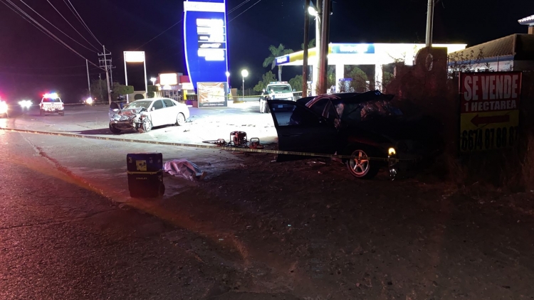 Choque por impacto deja a una pareja sin vida en La Higuerita