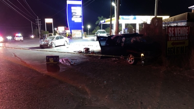 Choque por impacto deja a una pareja sin vida en La Higuerita