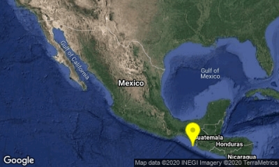 Sismo de magnitud 5.1 sacudi&oacute; Chiapas