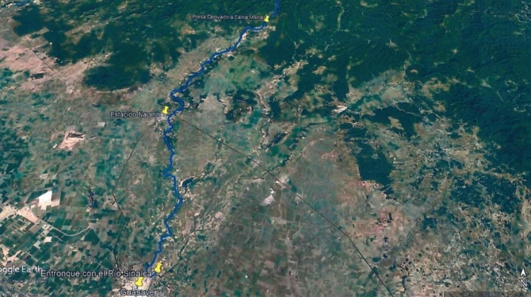 Conagua alerta por desfogues en la Presa Guillermo Blake