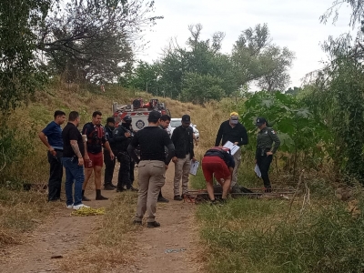 Flota cad&aacute;ver de una persona en las cribas de Aguaruto, Culiac&aacute;n