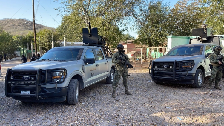 Reportan detenci&oacute;n de dos personas en operativo en El Salado en Culiac&aacute;n