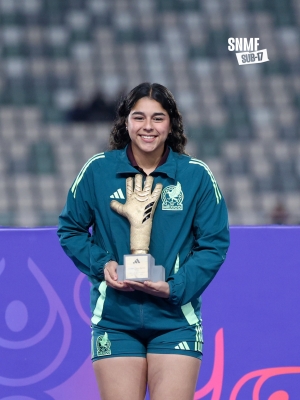 &iexcl;Mexicana Valentina Murrieta gana Guante de Oro en Mundial sub 17 femenil!