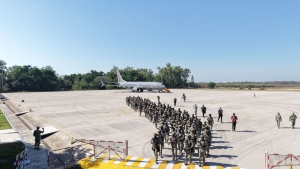 Llegan 180 elementos militares a reforzar la seguridad en Sinaloa