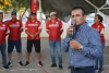 Entrega alcalde de Navolato rehabilitaci&oacute;n de techumbre deportiva en la colonia Las Vegas del Rastro
