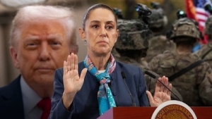 Sheinbaum critica a quienes apoyan intervenci&oacute;n de EEUU en M&eacute;xico: "As&iacute; no se solucionar&aacute;n los problemas"
