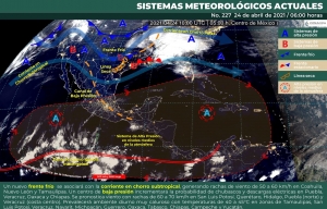Arribar&aacute; nuevo Frente Fr&iacute;o para el Norte de M&eacute;xico