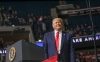 Primer gran mitin de Trump, Lugares vac&iacute;os y pocos cubrebocas