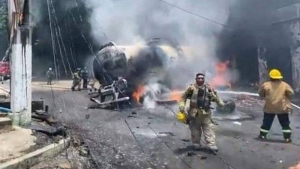 Chofer de pipa muri&oacute; calcinado tras explosi&oacute;n en Acapulco