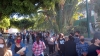J&oacute;venes de 15 a 17 provocan largas filas para aplicarse la vacuna anticovid