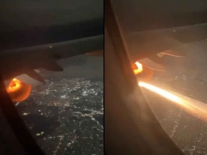 Avi&oacute;n aterriza de emergencia en el Aeropuerto de Guadalajara tras explosi&oacute;n en turbina