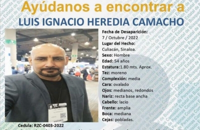 Desaparece Luis Ignacio en Culiac&aacute;n; ayuda a localizarlo