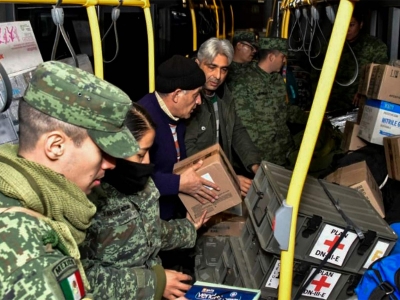 M&eacute;xico enviar&aacute; m&aacute;s de 100 toneladas de v&iacute;veres a Turqu&iacute;a