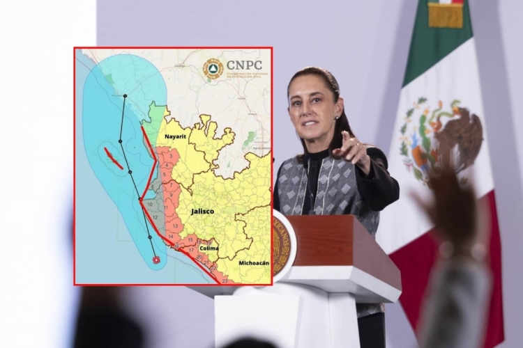 Alerta en 4 Estados: la Presidenta Sheinbaum ordena resguardo total por el avance del hurac&aacute;n &lsquo;Sim&oacute;n&rsquo; categor&iacute;a 4